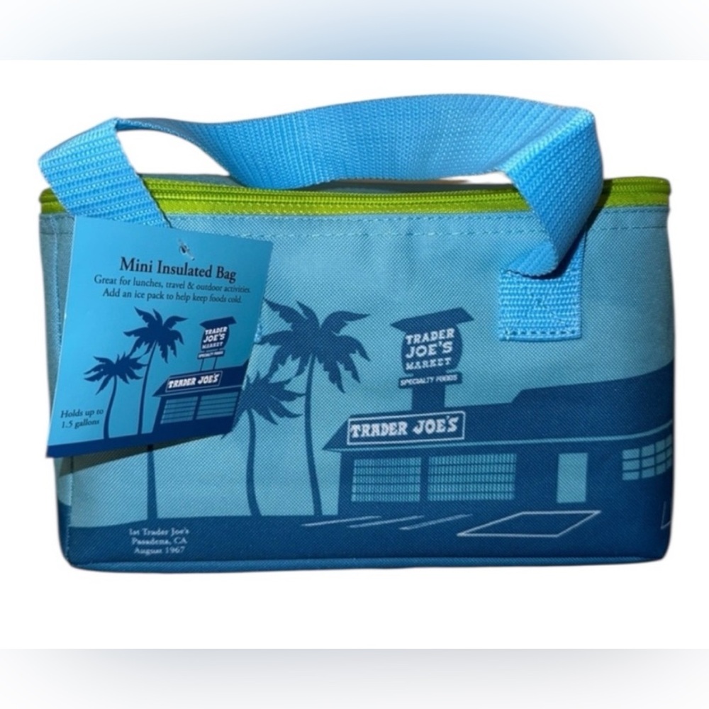 Trader Joe’s mini insulated tote- TEAL